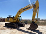 Used Komatsu Excavator in yard